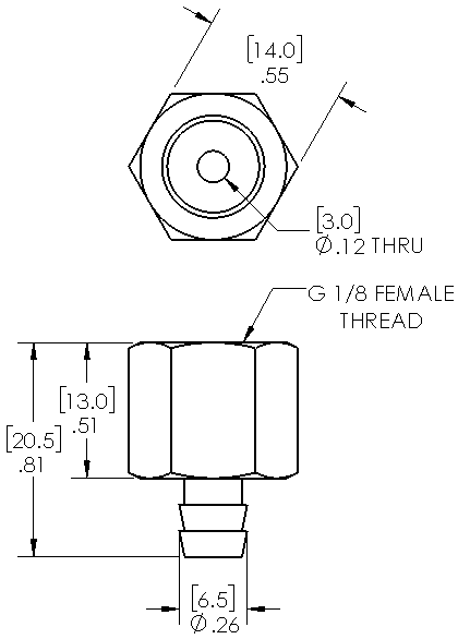 Enlarge Dimensional Drawing