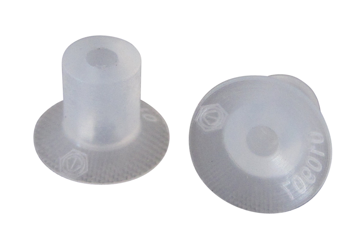 VacMotion USA product 010907S 9mm flat FDA Silicone suction cup