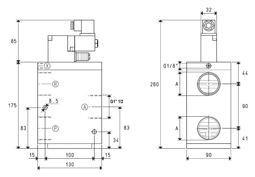Enlarge Dimensional Drawing