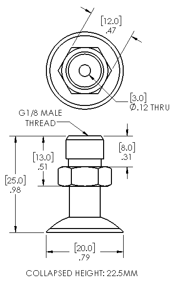 Enlarge Dimensional Drawing