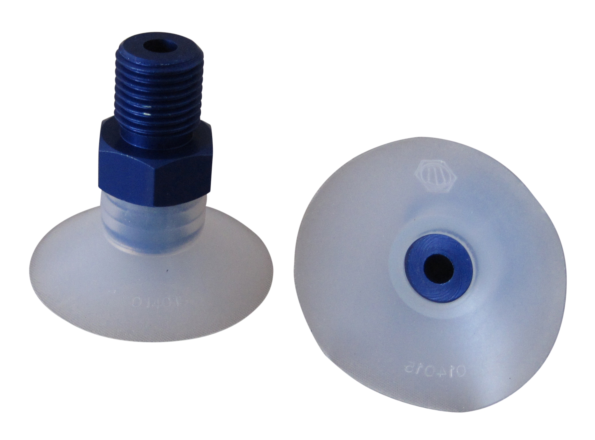 VacMotion USA product 084015S 40mm flat Silicone suction cup with G1