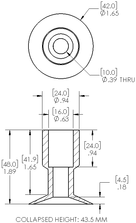 Enlarge Dimensional Drawing