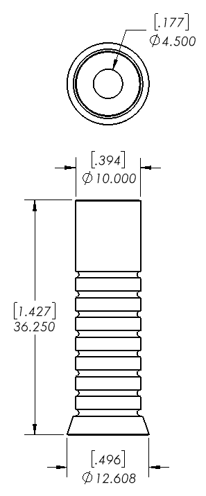 Enlarge Dimensional Drawing