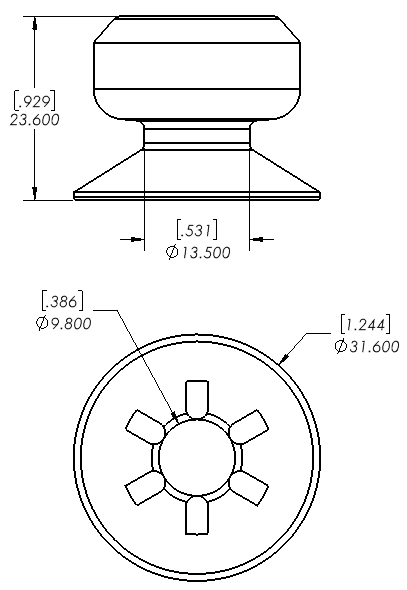 Enlarge Dimensional Drawing