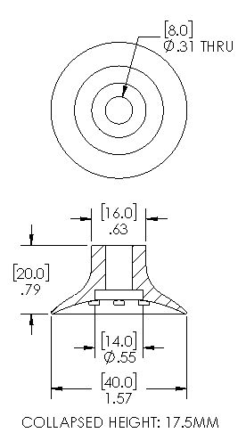 Enlarge Dimensional Drawing