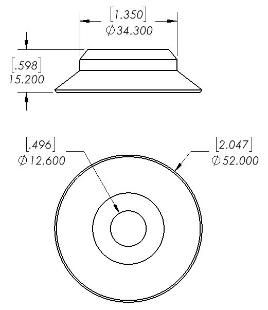 Enlarge Dimensional Drawing