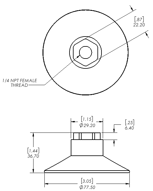 Enlarge Dimensional Drawing