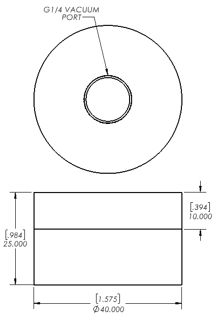 Enlarge Dimensional Drawing