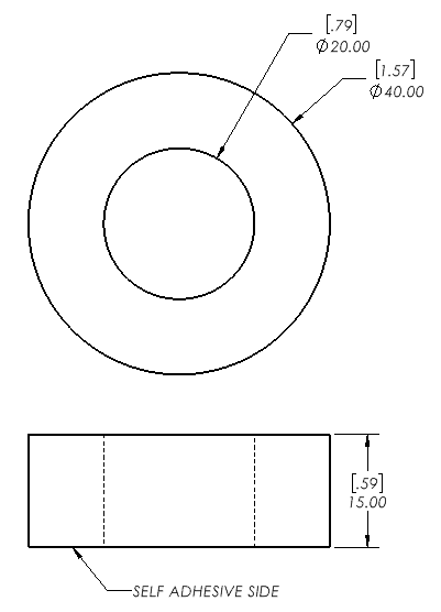 Enlarge Dimensional Drawing