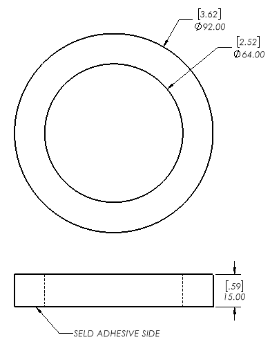 Enlarge Dimensional Drawing