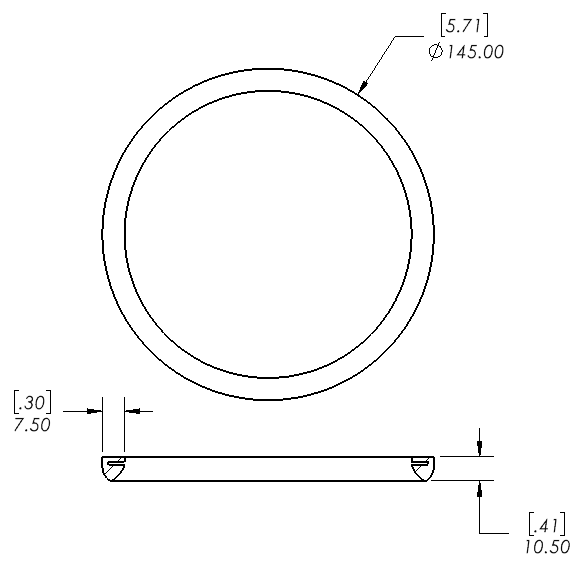Enlarge Dimensional Drawing