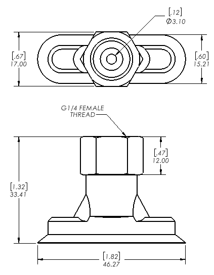 Enlarge Dimensional Drawing