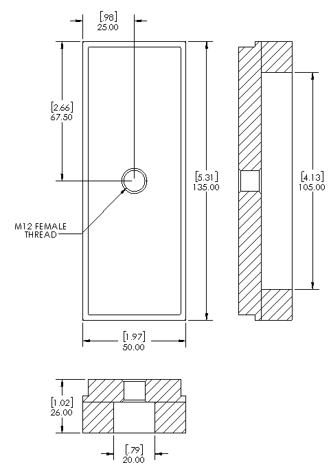 Enlarge Dimensional Drawing