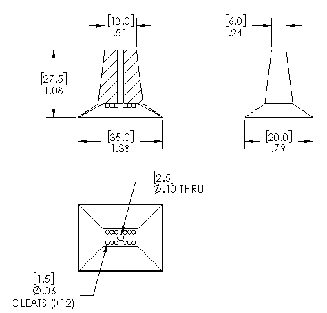 Enlarge Dimensional Drawing