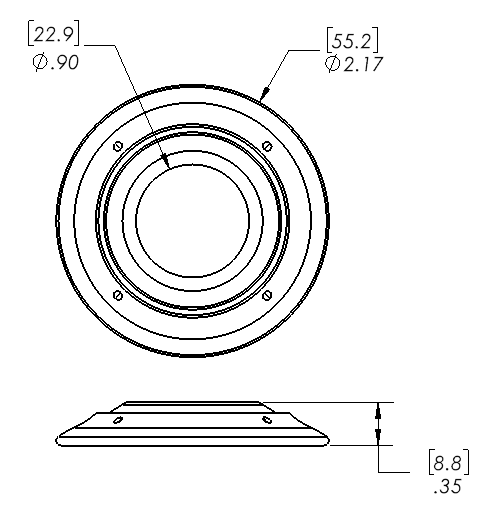 Enlarge Dimensional Drawing