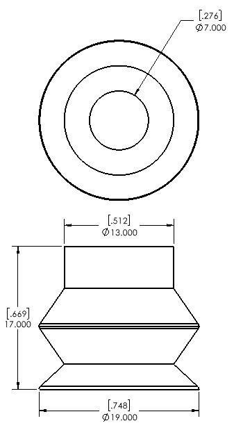 Enlarge Dimensional Drawing