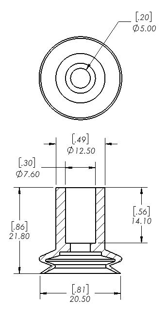 Enlarge Dimensional Drawing