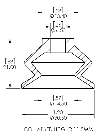 Enlarge Dimensional Drawing