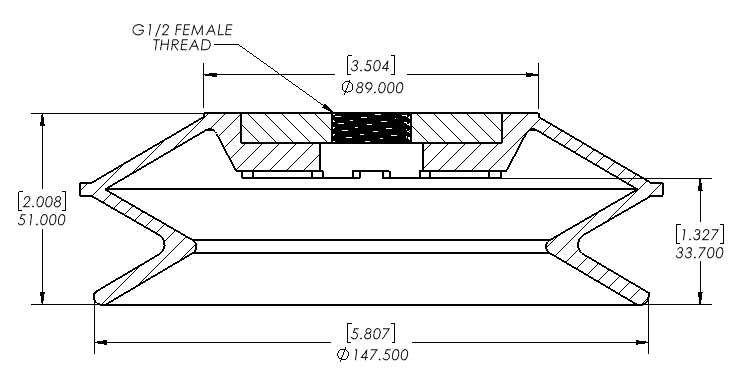 Enlarge Dimensional Drawing