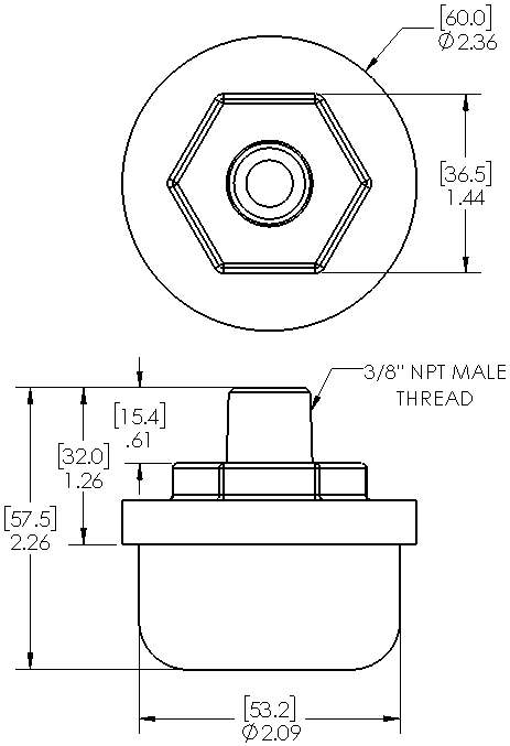 Enlarge Dimensional Drawing
