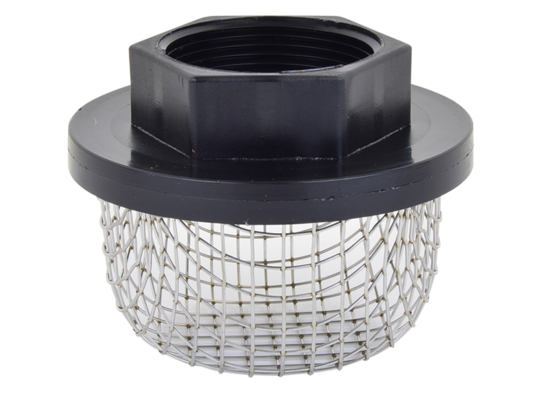 VacMotion USA product 20512 11/2 FNPT Nylon suction line strainer