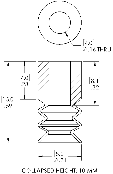 Enlarge Dimensional Drawing