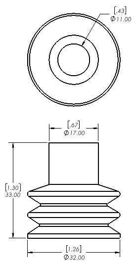 Enlarge Dimensional Drawing