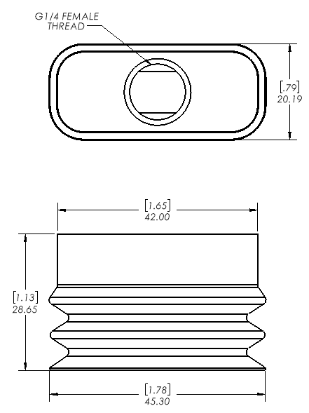 Enlarge Dimensional Drawing