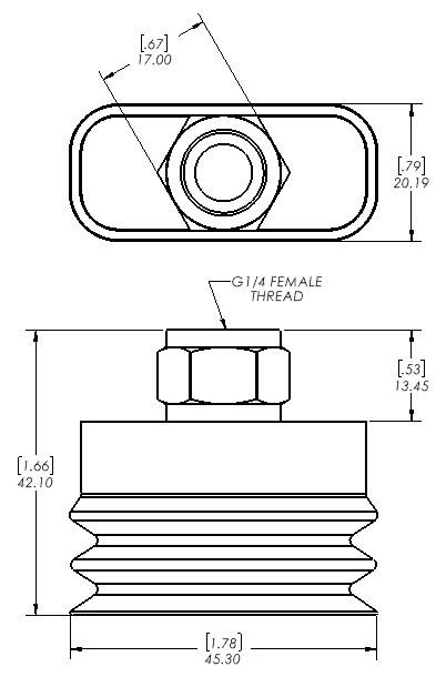 Enlarge Dimensional Drawing