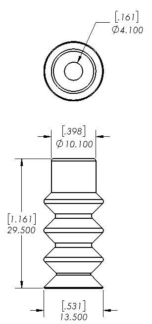Enlarge Dimensional Drawing