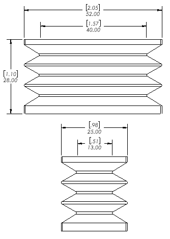 Enlarge Dimensional Drawing