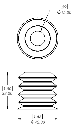 Enlarge Dimensional Drawing