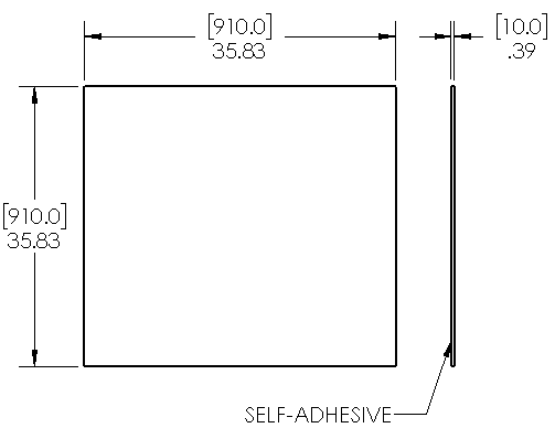Enlarge Dimensional Drawing