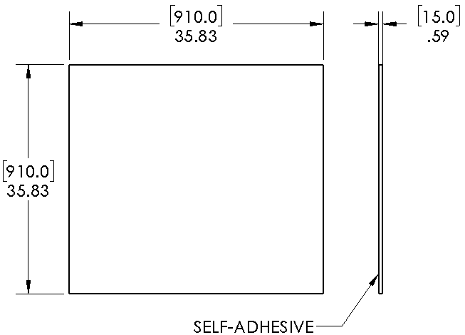 Enlarge Dimensional Drawing