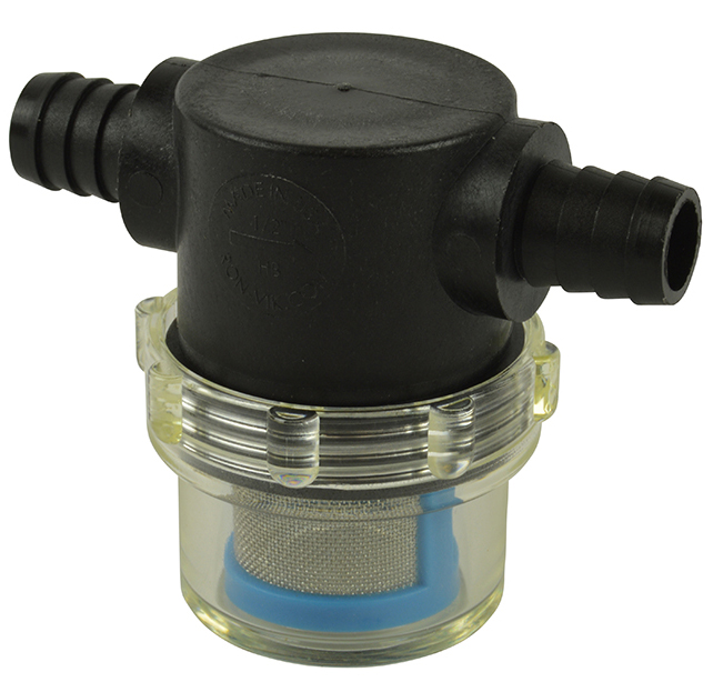 3/8 Hose Barb In-Line Strainer With 50 Mesh Stainless Steel Filter Screen 