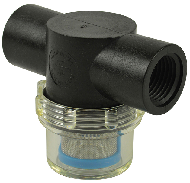 1/2" Female NPT In-Line Strainer with 50 mesh stainless steel filter screen 