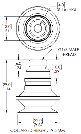 Enlarge Dimensional Drawing
