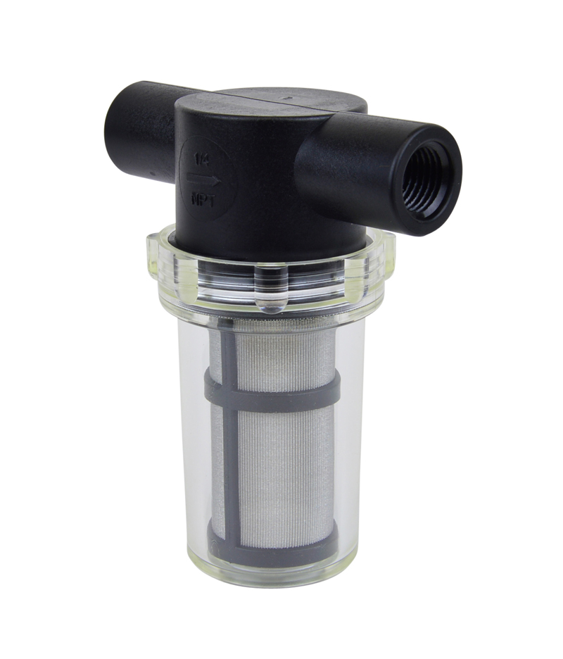 VacMotion USA product PVF.25L40M Plastic vacuum filter with long