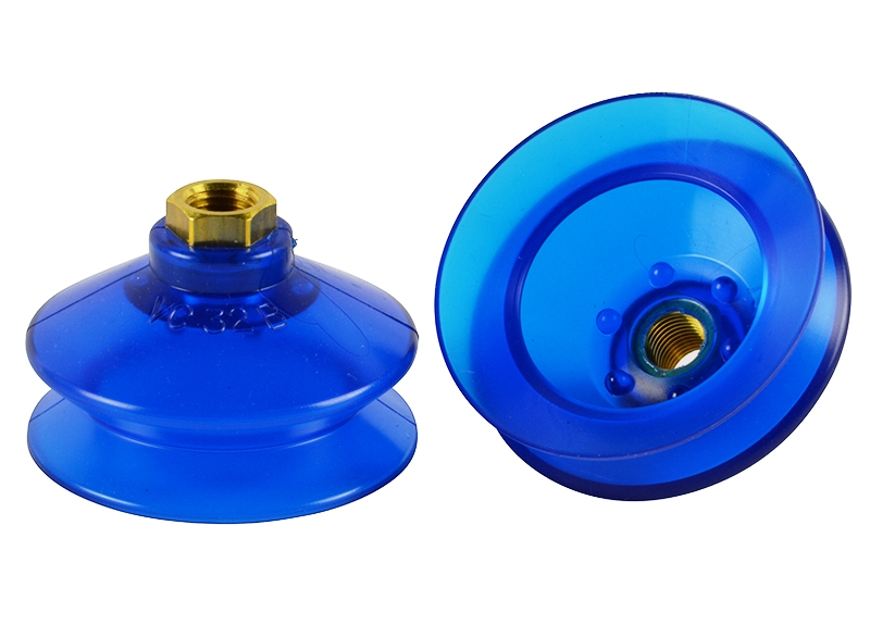 VacMotion USA product: VC-32B 1/4 NPT - 70.6mm (2.78) single bellows Vinyl  suction cup with 1/4 NPT female fitting