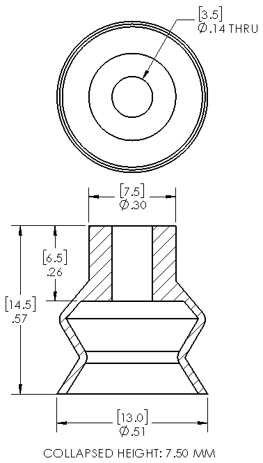 Enlarge Dimensional Drawing